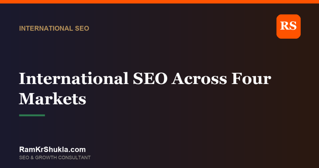 International SEO Across Four Markets