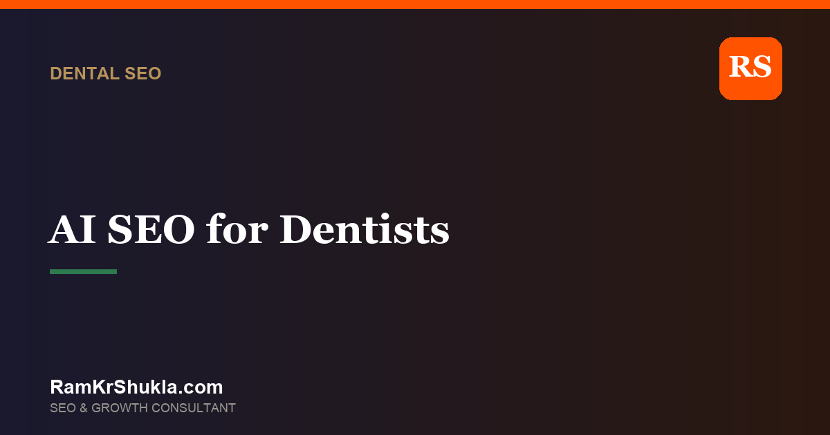 AI SEO for Dentists: How Dental Practices Get Recommended by ChatGPT, Gemini and AI Overviews