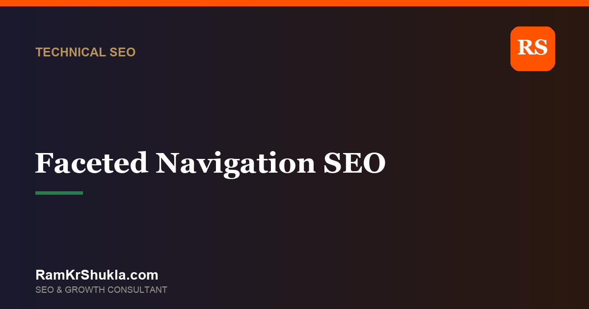 Faceted Navigation SEO: Which Filters to Index, and Which to Block