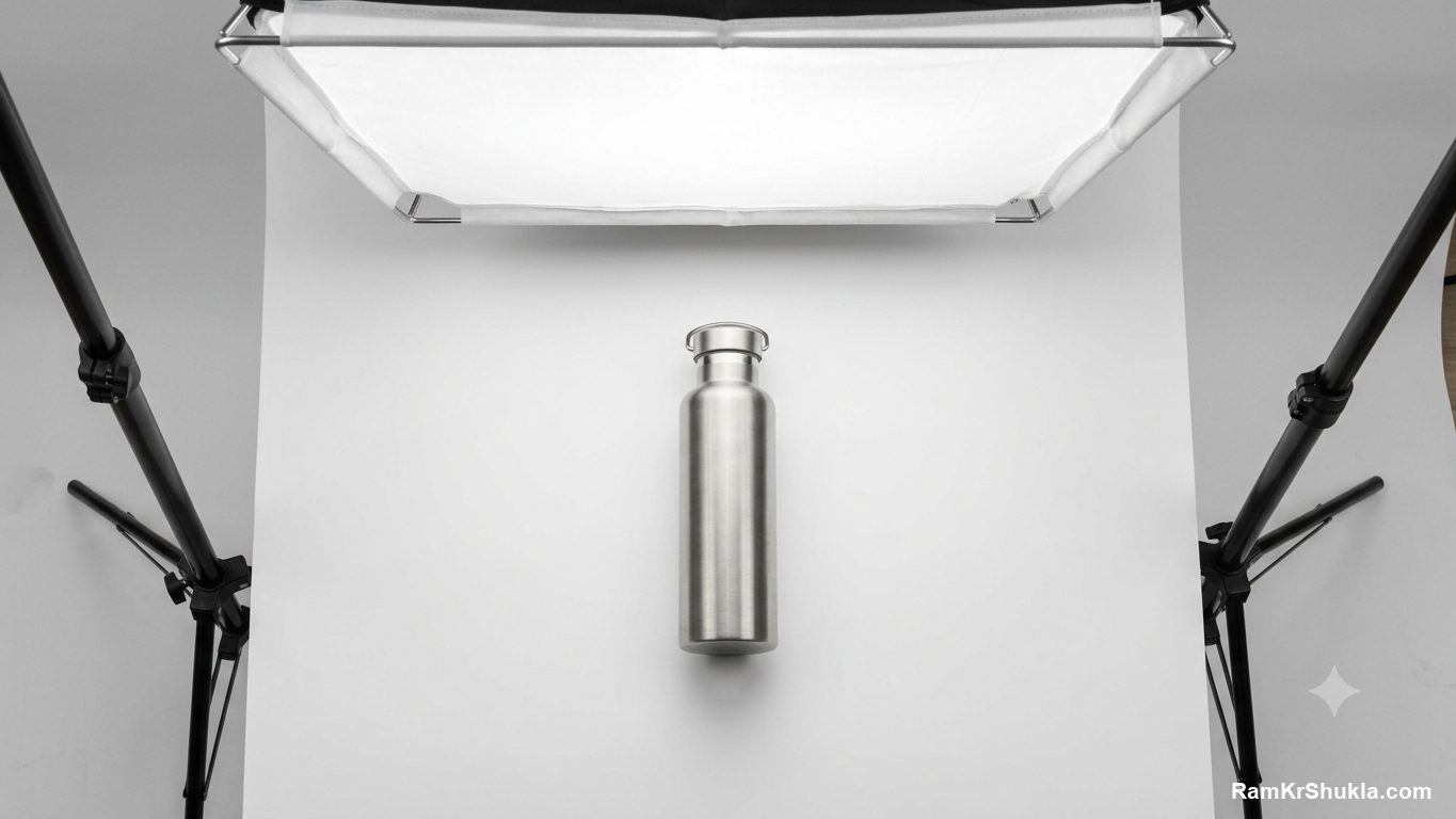 A product photography studio setup, where the listing image that drives conversion is made